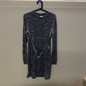 Max Studio Gray LongSleeve Knit Dress